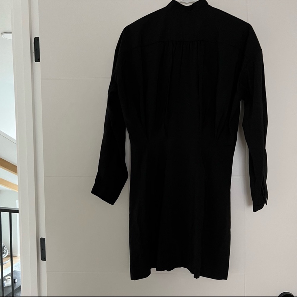 ba&sh Black Button-Front Mini Dress - Picture 4 of 4
